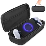 This PS Portal Travel Carrying Case is made with a soft microfiber interior, combined with a soft microfiber screen cover to protect the game console screen from damage in sudden severe collisions. Mesh pocket storage can store PlayStation Portal related.